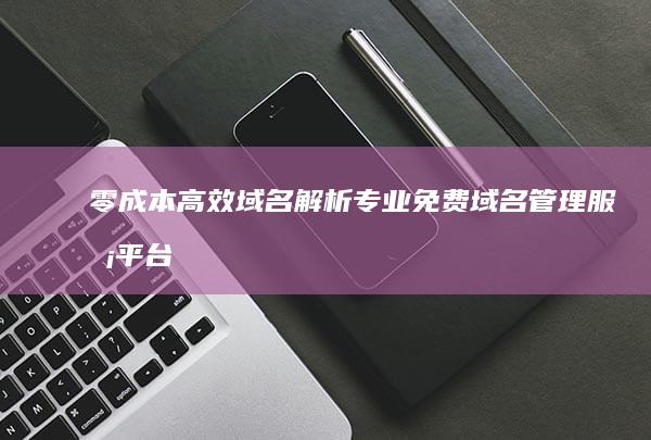 零成本高效域名解析：专业免费域名管理服务平台